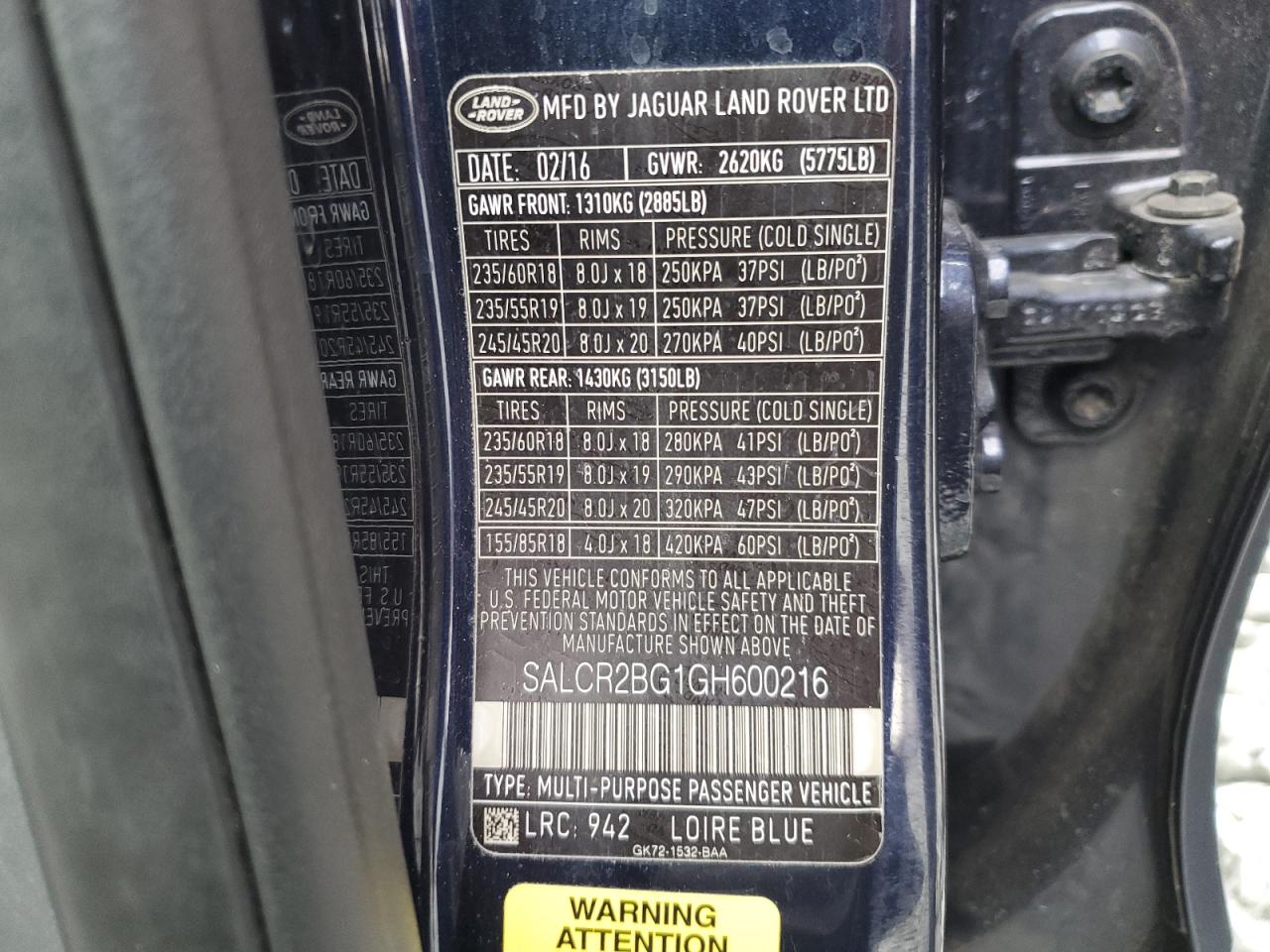 2016 Land Rover Discovery - Image 14