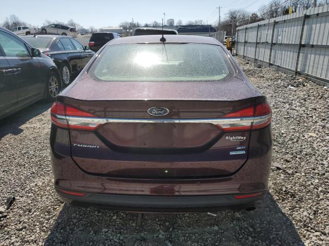 Sedans FORD FUSION 2017 Bordowy