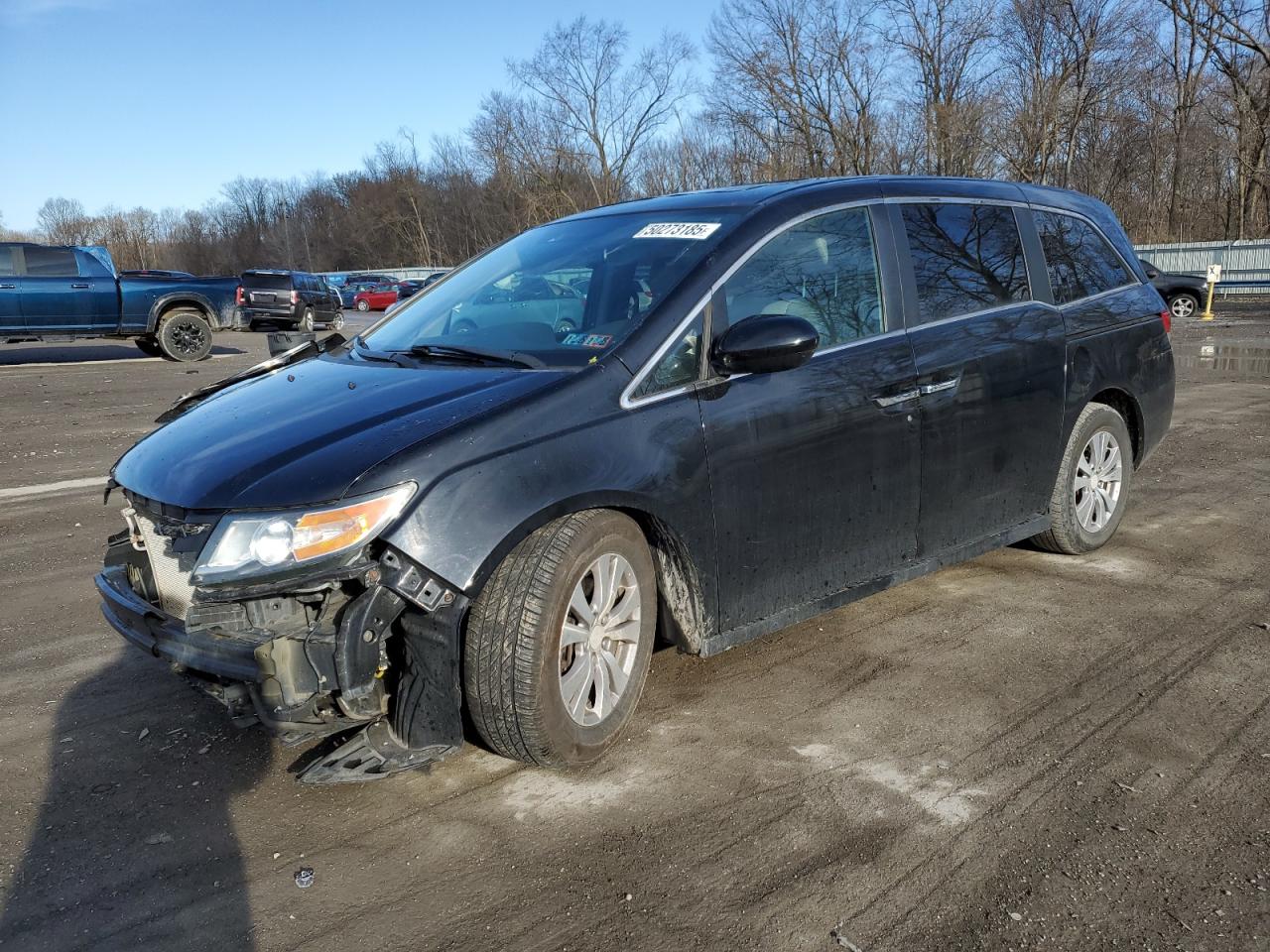2015 Honda Odyssey Exl за продажба в Ellwood City, PA - Front End