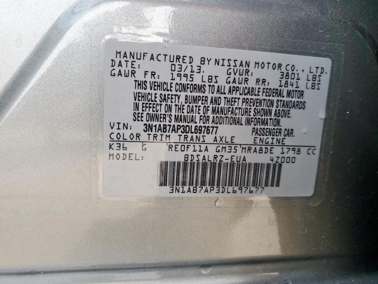2013 Nissan Sentra - Image 13