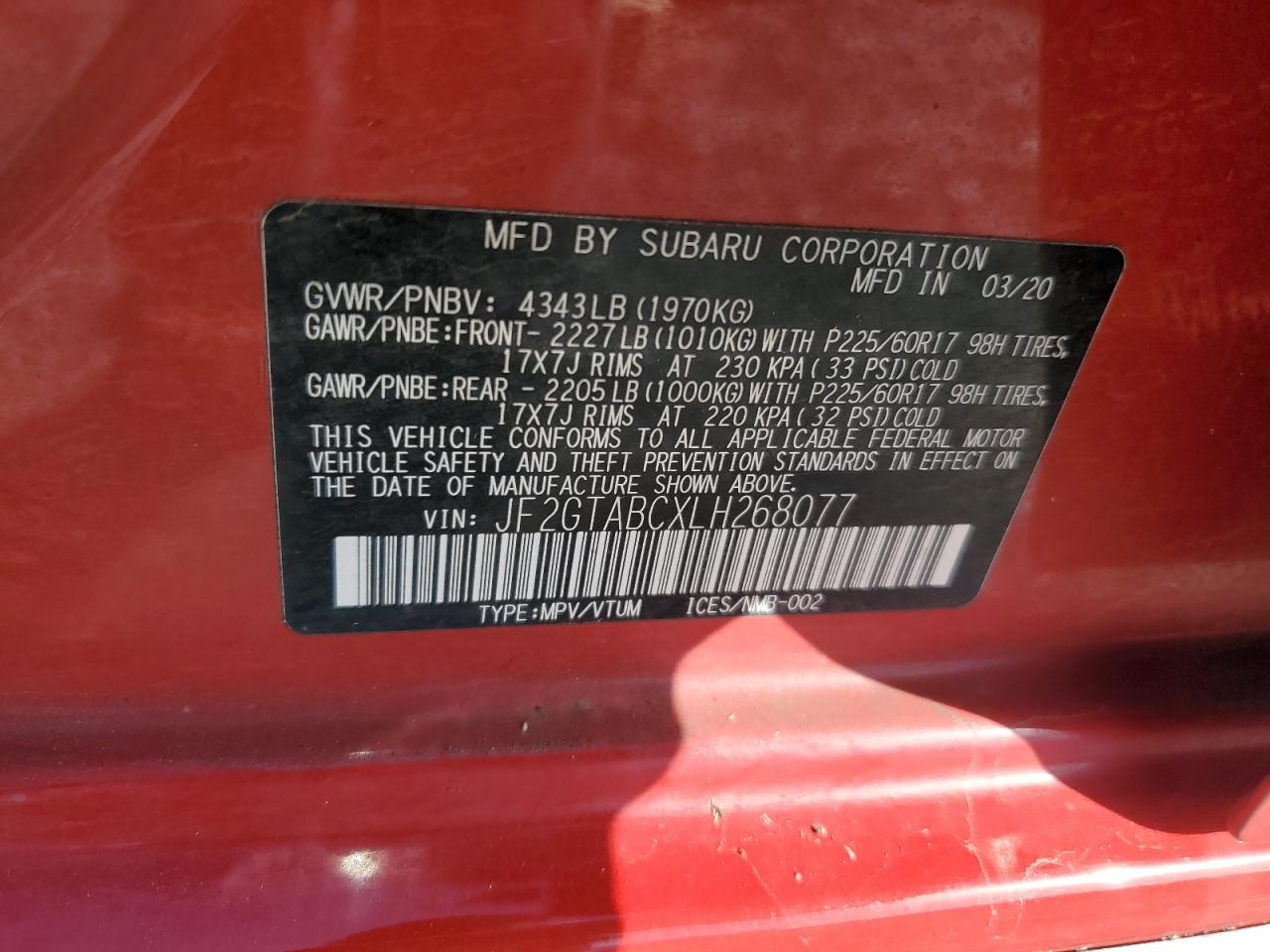 2020 Subaru XV - Image 13