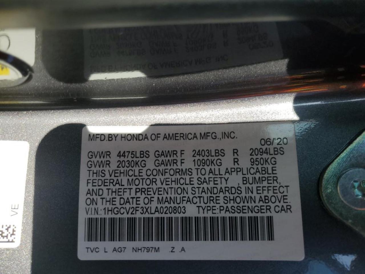 2020 Honda Accord - Image 13