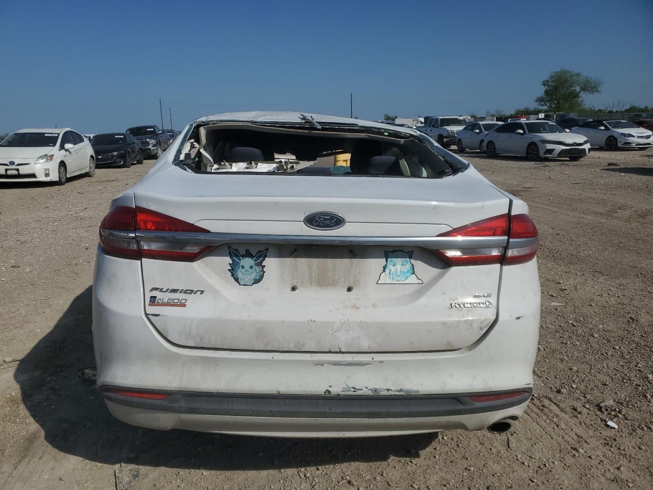 2017 Ford Fusion Se Hybrid VIN: 3FA6P0LU8HR356816 Lot: 51005915