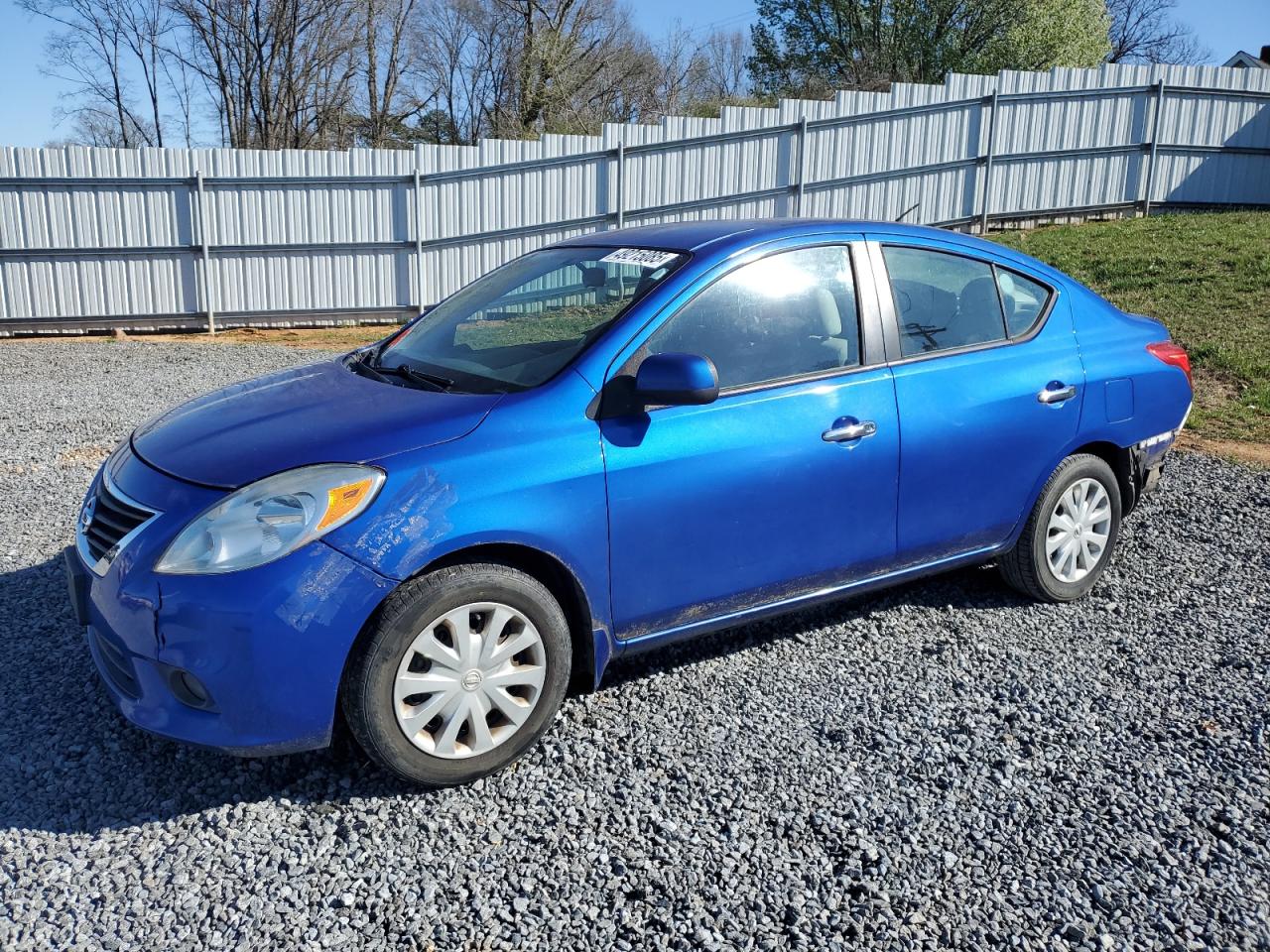 2012 Nissan Versa S на продаже в Gastonia, NC - Rear End