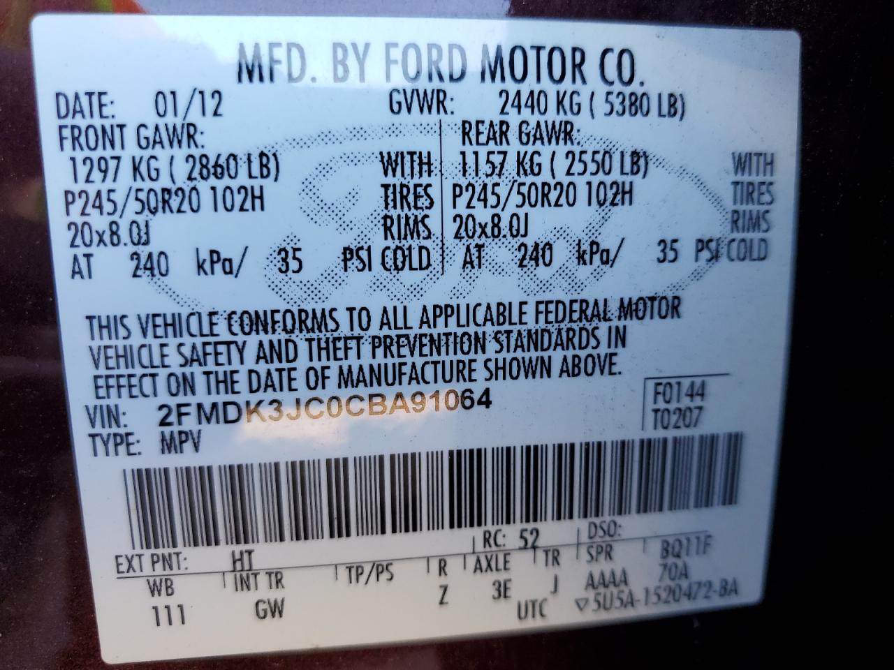 2012 Ford Edge - Image 12