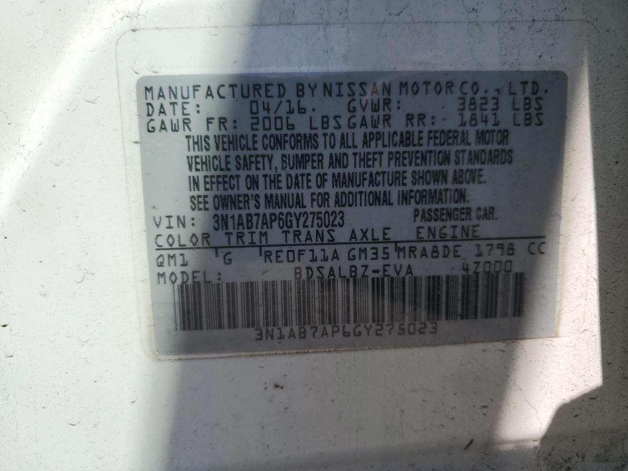 2016 Nissan Sentra - Image 15