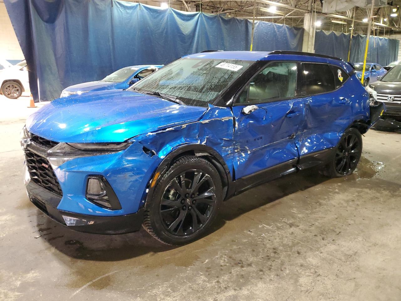 2021 Chevrolet Blazer Rs на продаже в Woodhaven, MI - All Over