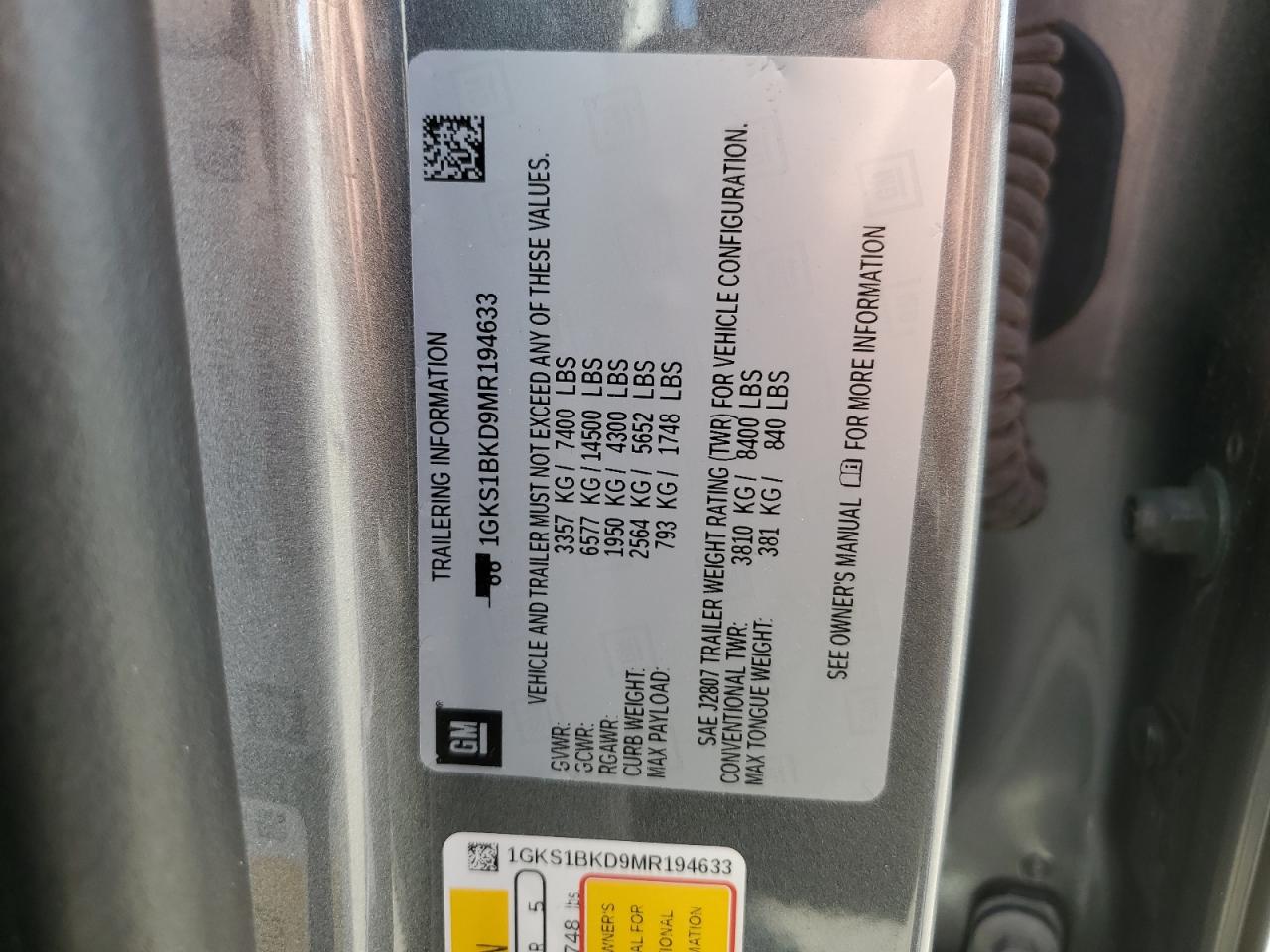 2021 GMC Yukon - Image 13