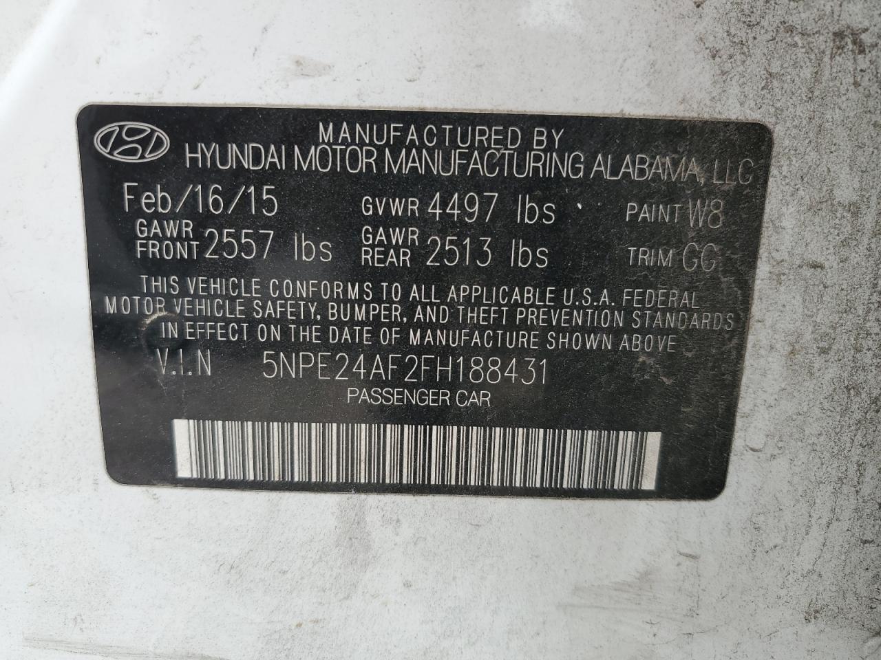 2015 Hyundai Sonata - Image 13