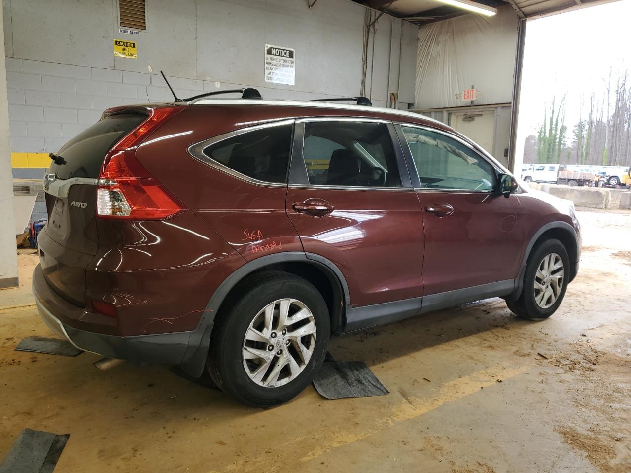 5J6RM4H54GL112211 HONDA CRV 2016
