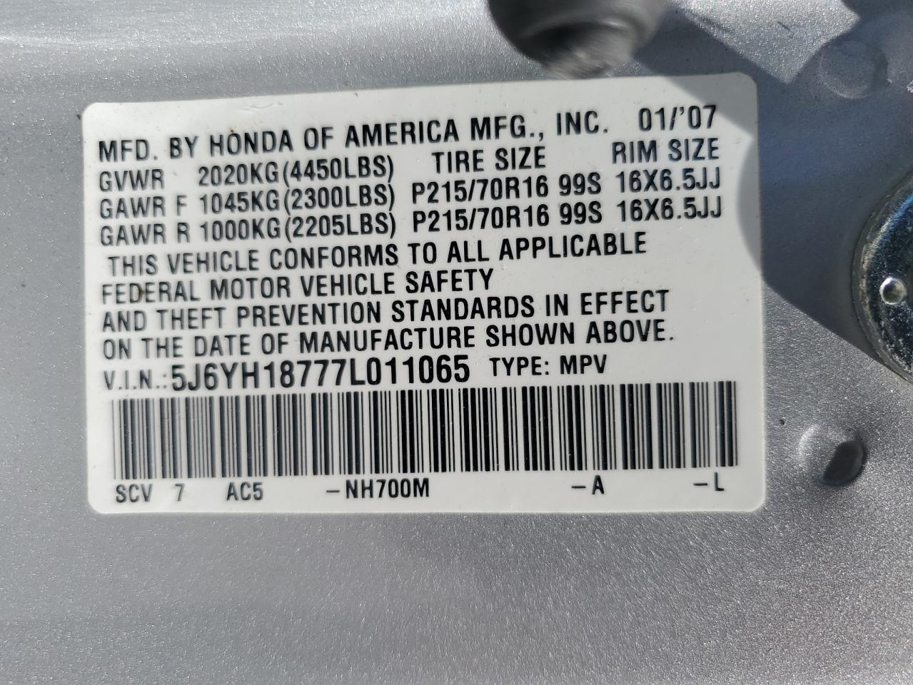 2007 Honda Element - Image 15