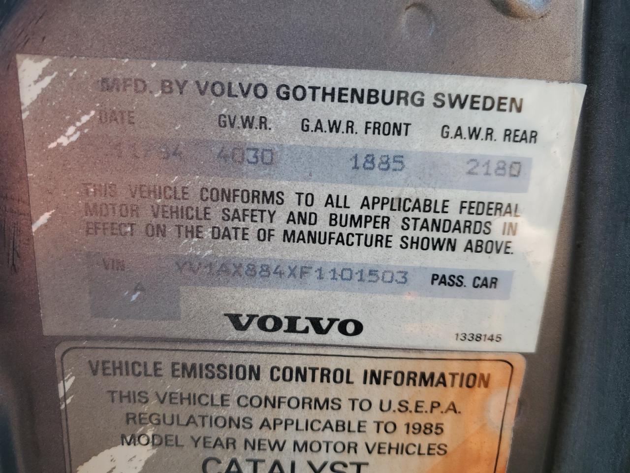 1985 Volvo 240 Series - Image 12