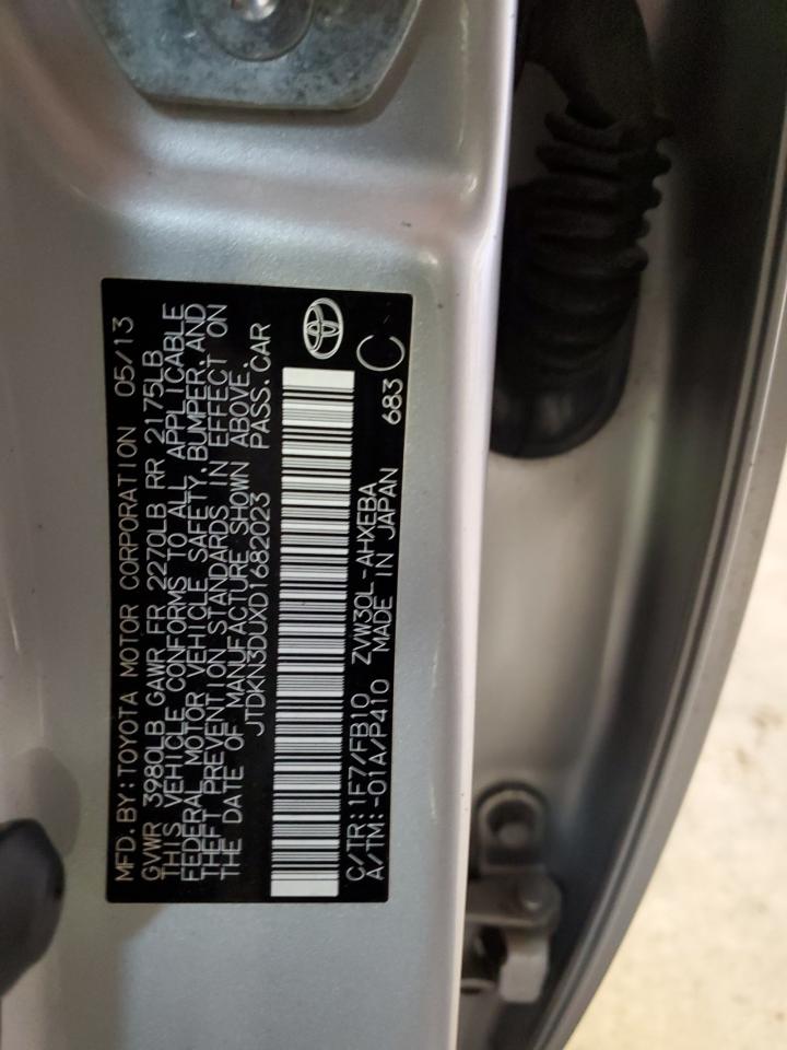 2013 Toyota Prius VIN: JTDKN3DUXD1682023 Lot: 48480085