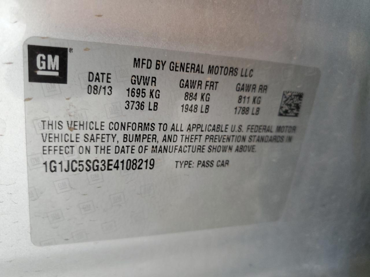 2014 Chevrolet Sonic - Image 12