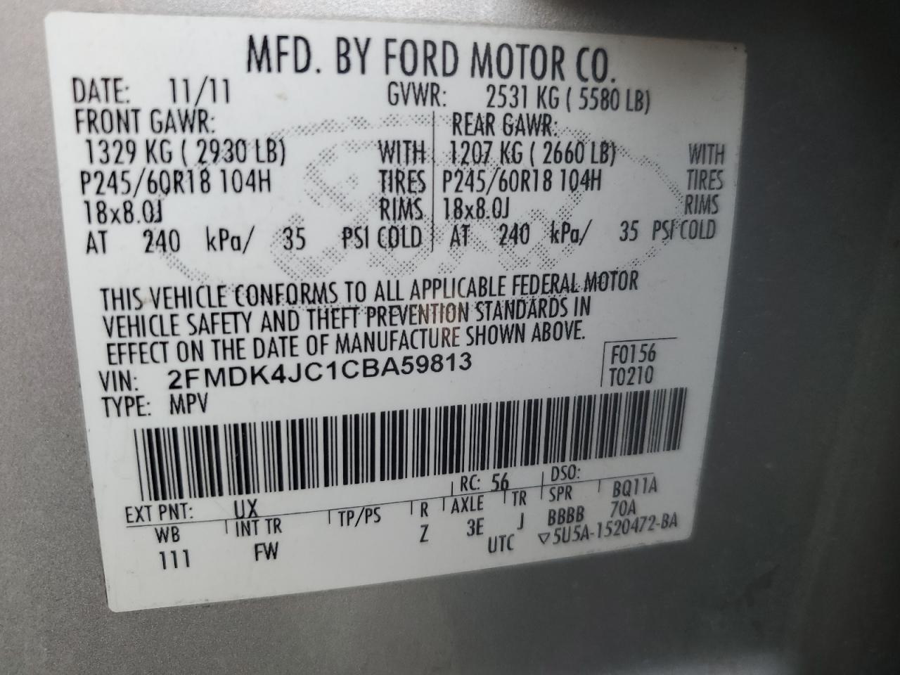 2012 Ford Edge - Image 14