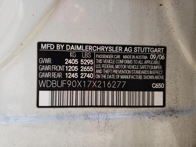 2007 MERCEDES-BENZ E 550 4MATIC