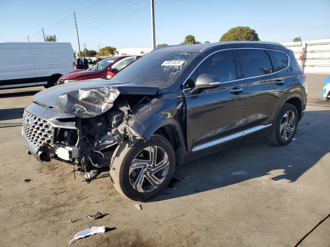 2021 Hyundai Santa Fe Sel продається в Miami, FL - Front End