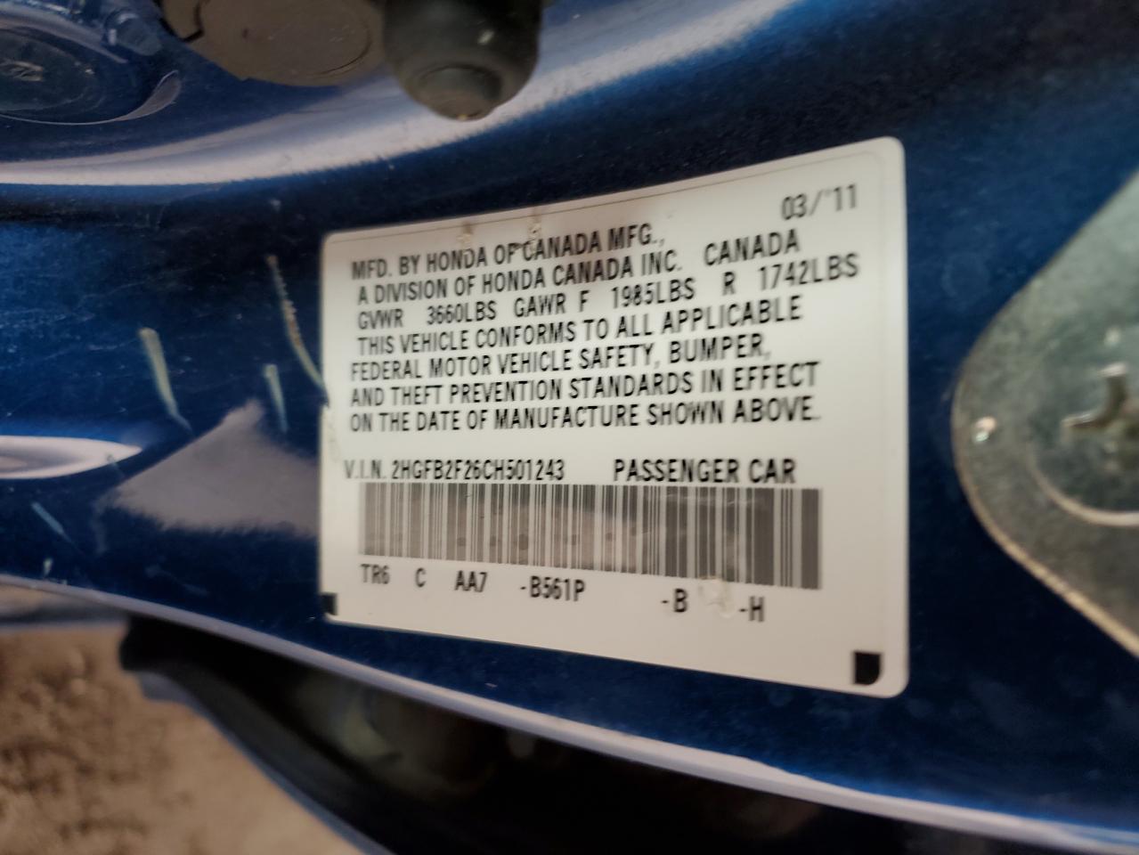 2012 Honda Civic - Image 12