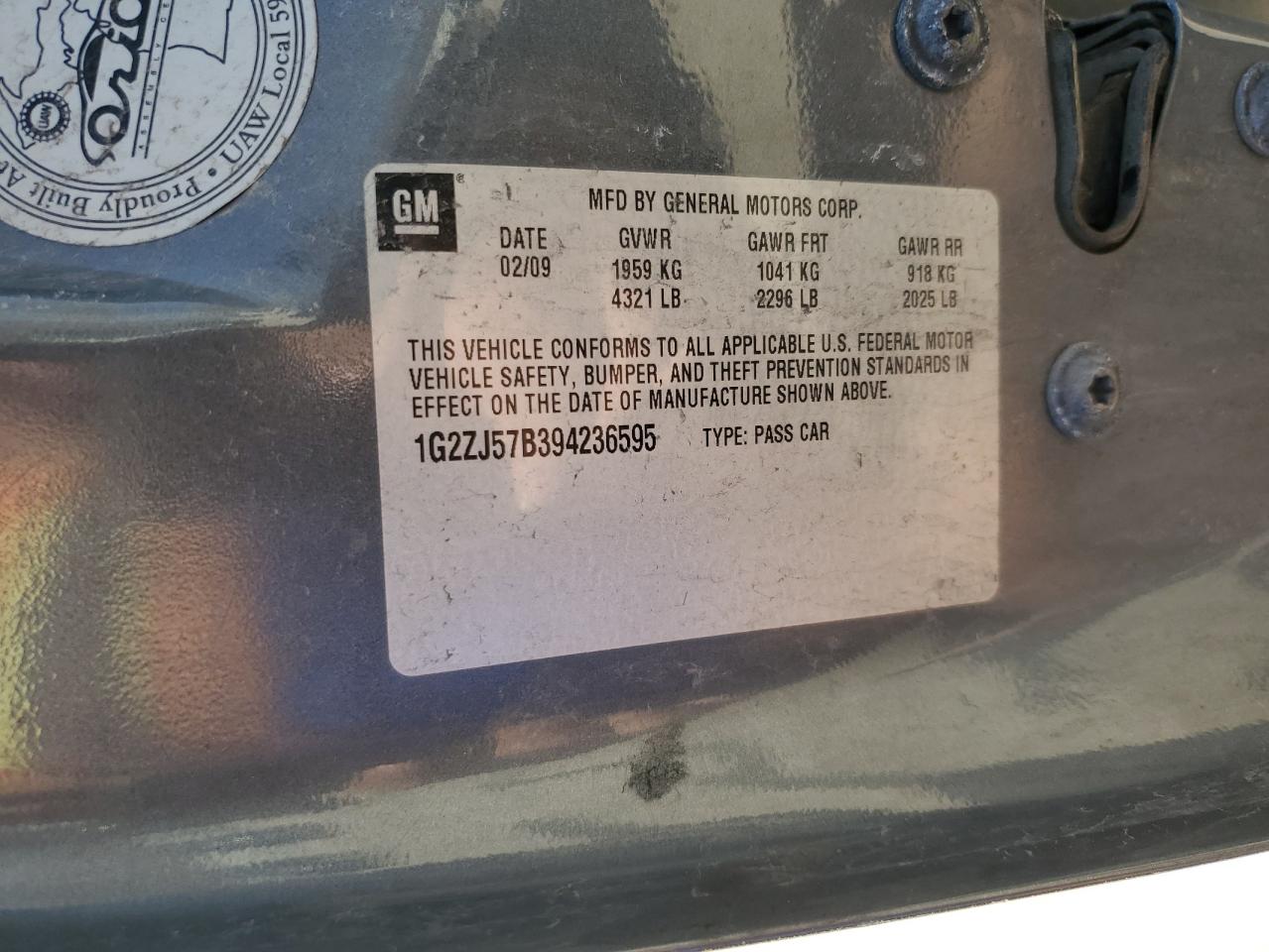 2009 Pontiac G6 - Image 13