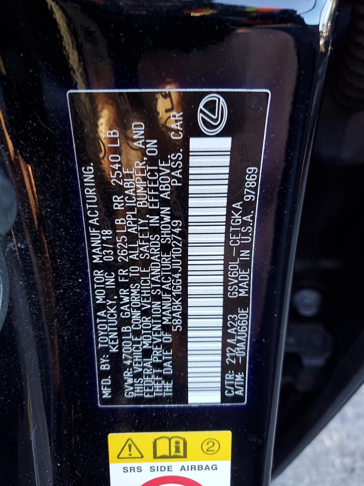 2018 Lexus ES - Image 12