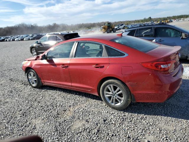 Sedans HYUNDAI SONATA 2017 Czerwony