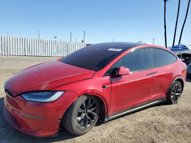  TESLA MODEL X 2022 Красный