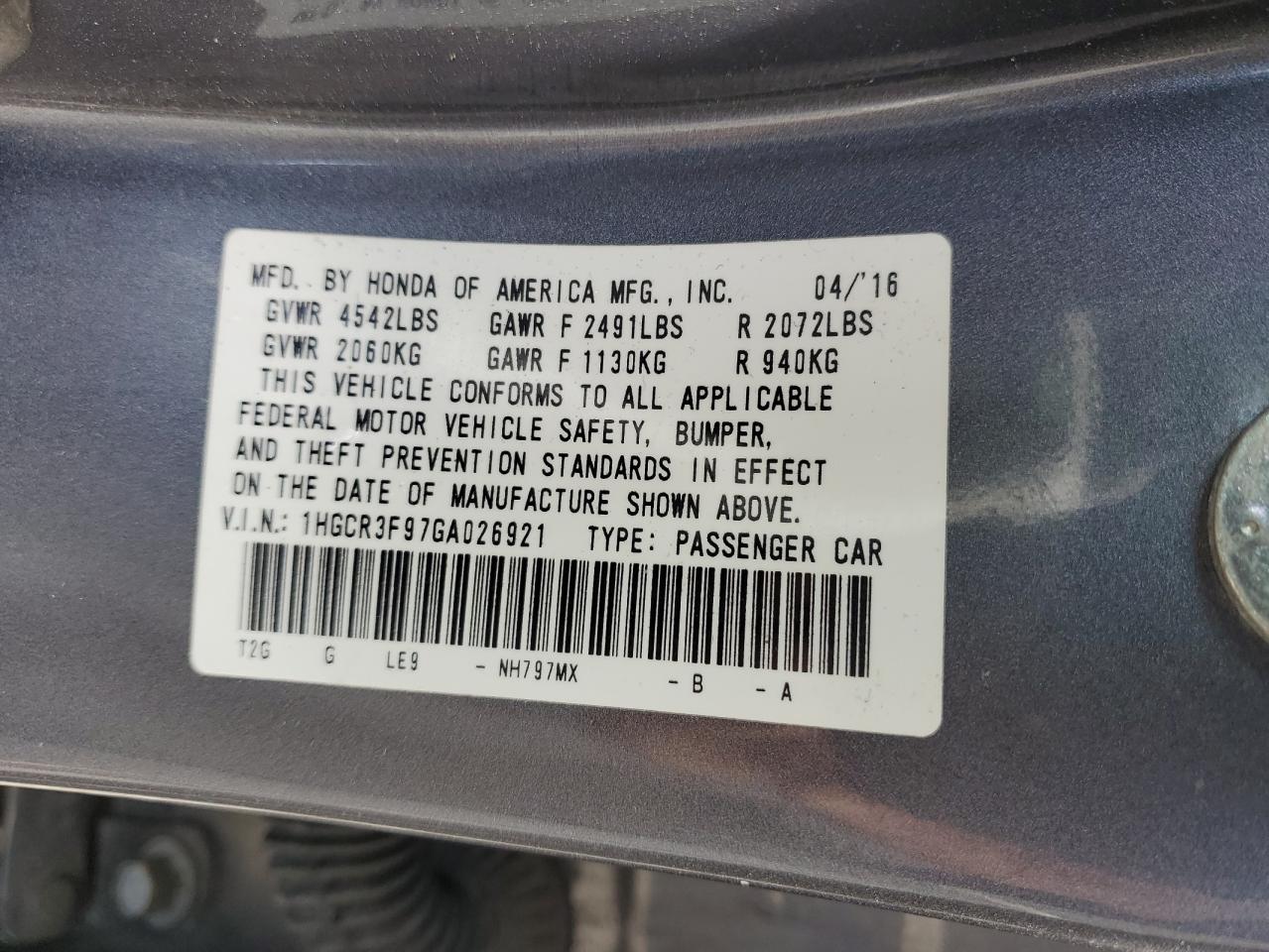 2016 Honda Accord - Image 12