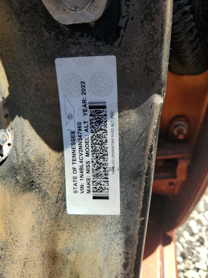 1N4BL4CV2NN347960 NISSAN ALTIMA 2022