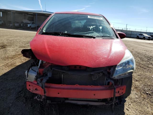  TOYOTA YARIS 2016 Czerwony