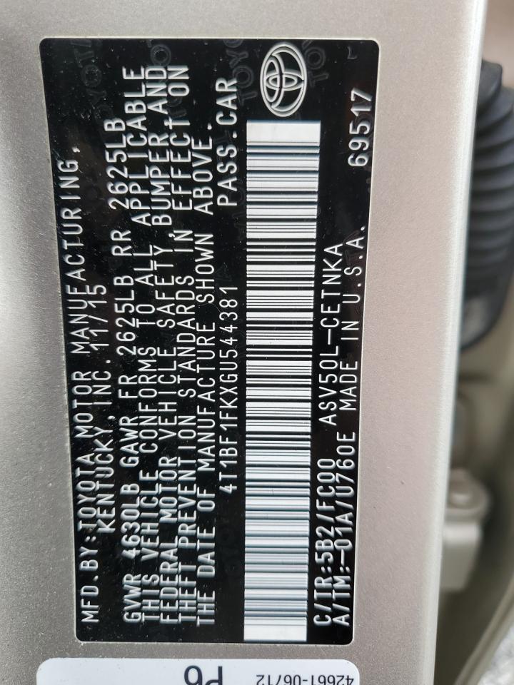 2016 Toyota Camry - Image 12
