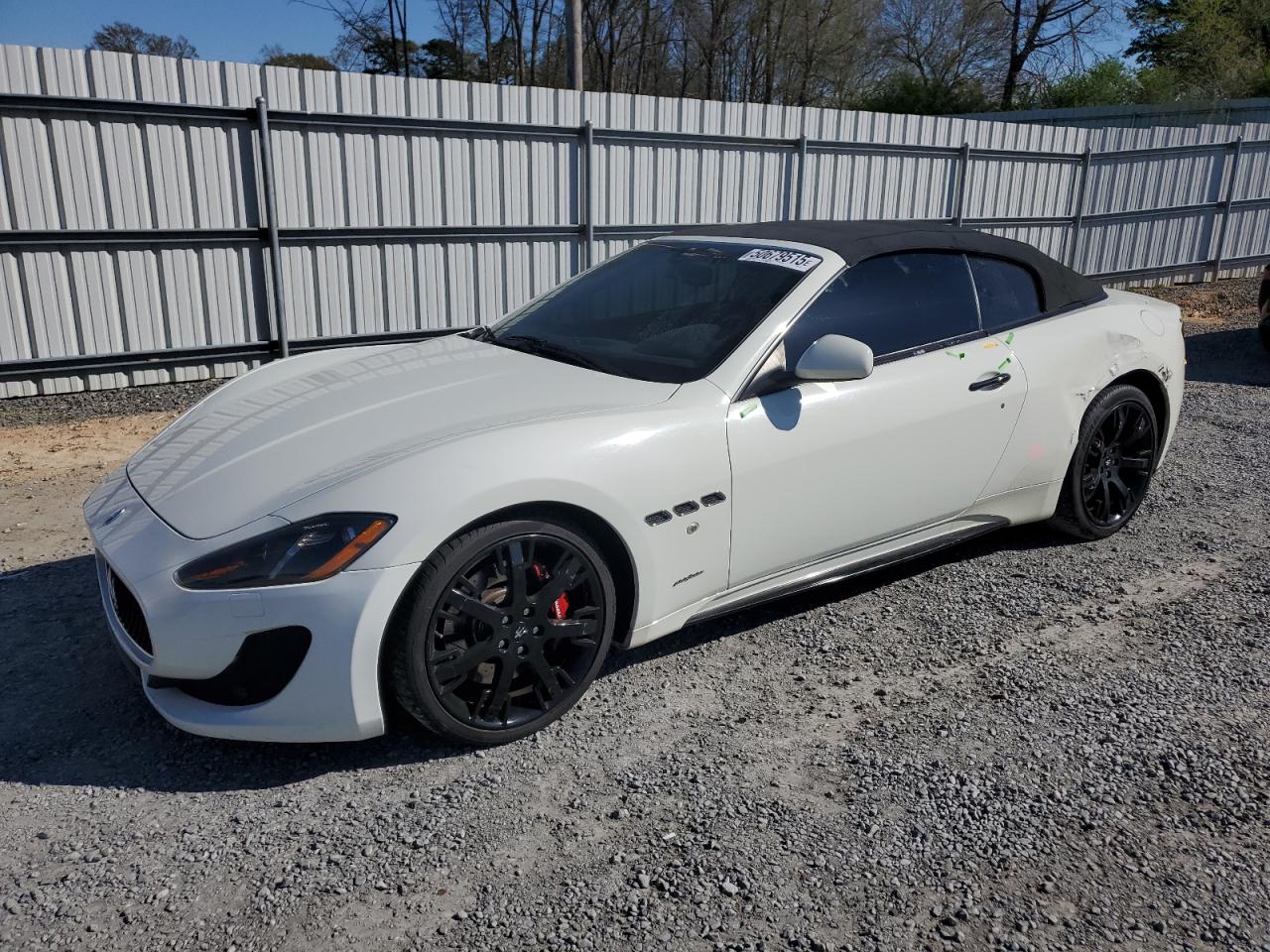 2015 Maserati Granturismo S for Sale in Gastonia, NC - Side