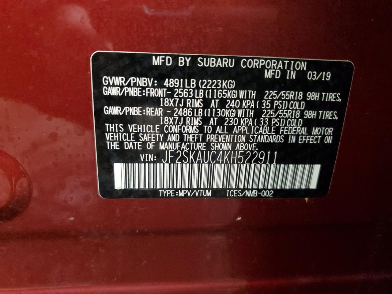 2019 Subaru Forester - Image 13