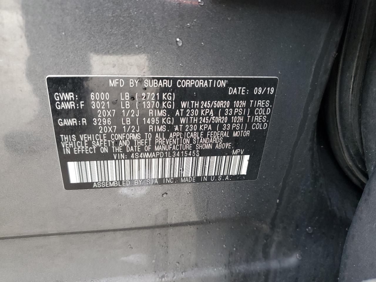 2020 Subaru Ascent - Image 14