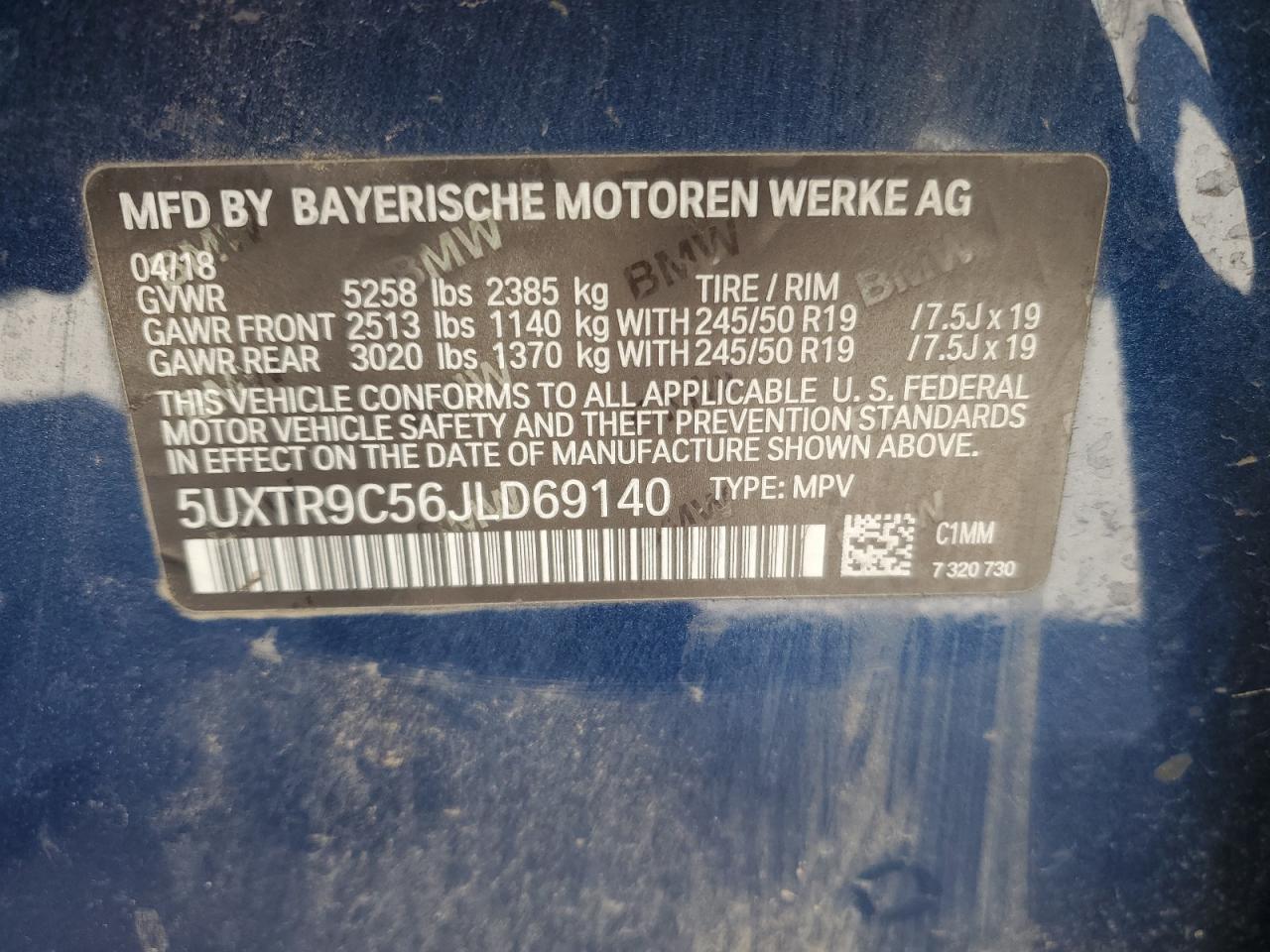 2018 BMW X3 - Image 13