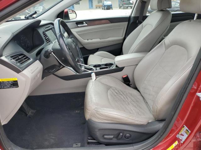  HYUNDAI SONATA 2016 Красный