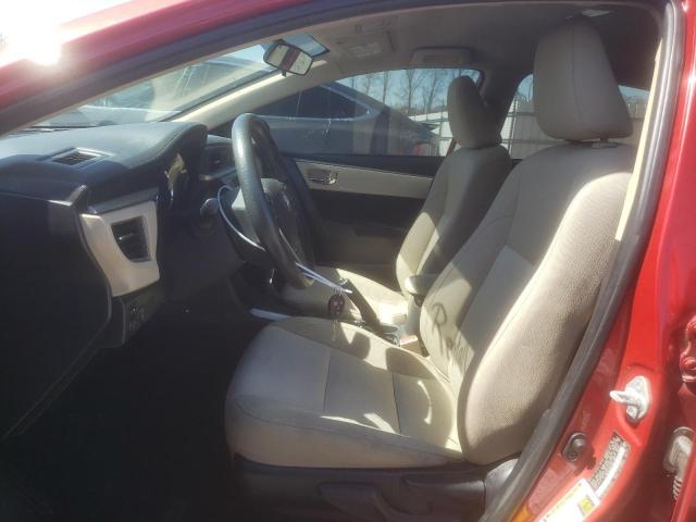  TOYOTA COROLLA 2014 Red
