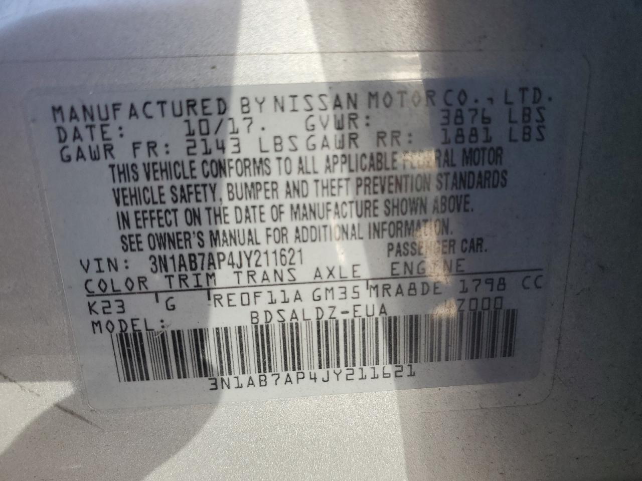 2018 Nissan Sentra - Image 14