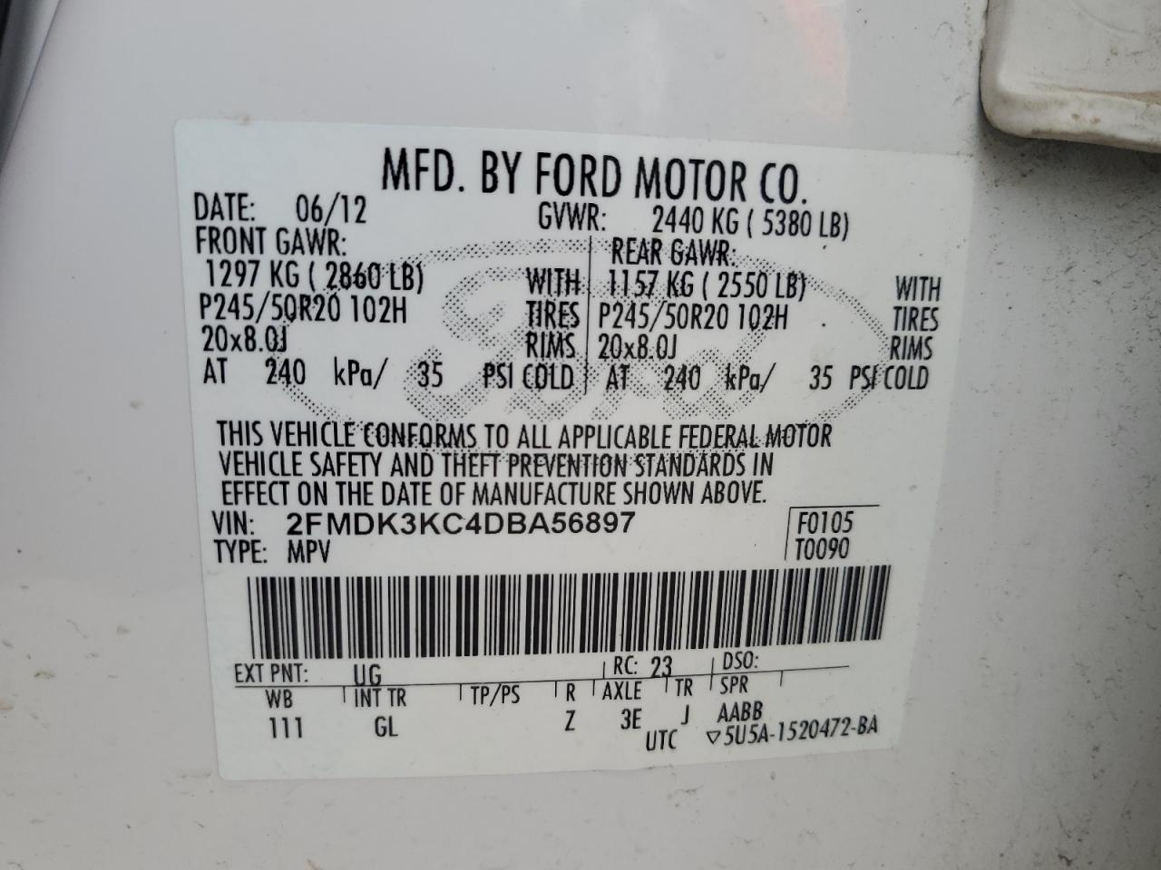 2013 Ford Edge - Image 12