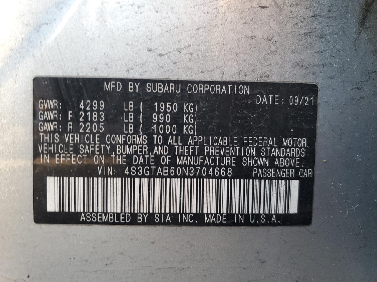 2022 Subaru Impreza - Image 12