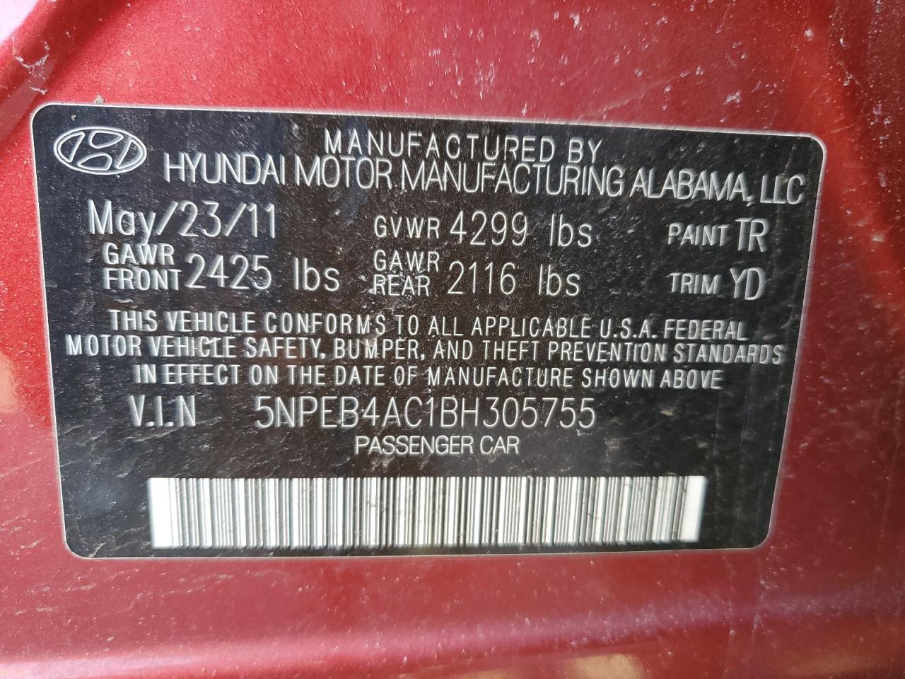 2011 Hyundai Sonata - Image 12