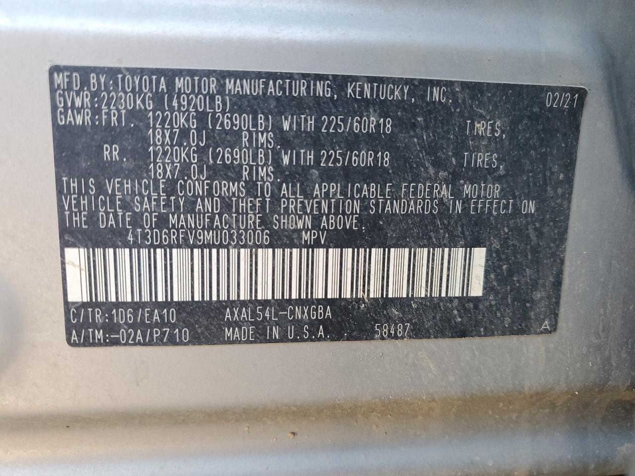 2021 Toyota RAV 4 - Image 14