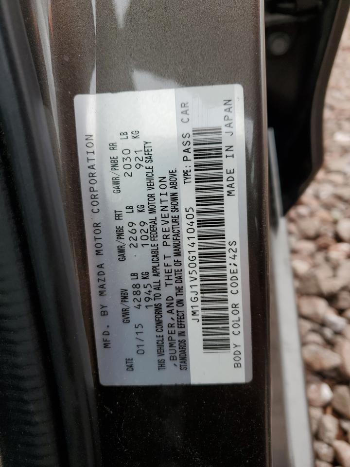 2016 Mazda 6 Touring VIN: JM1GJ1V50G1410405 Lot: 48905375