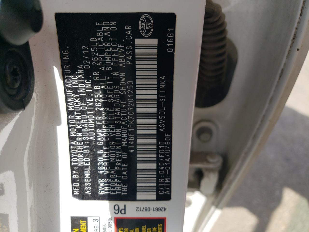 2012 Toyota Camry - Image 13