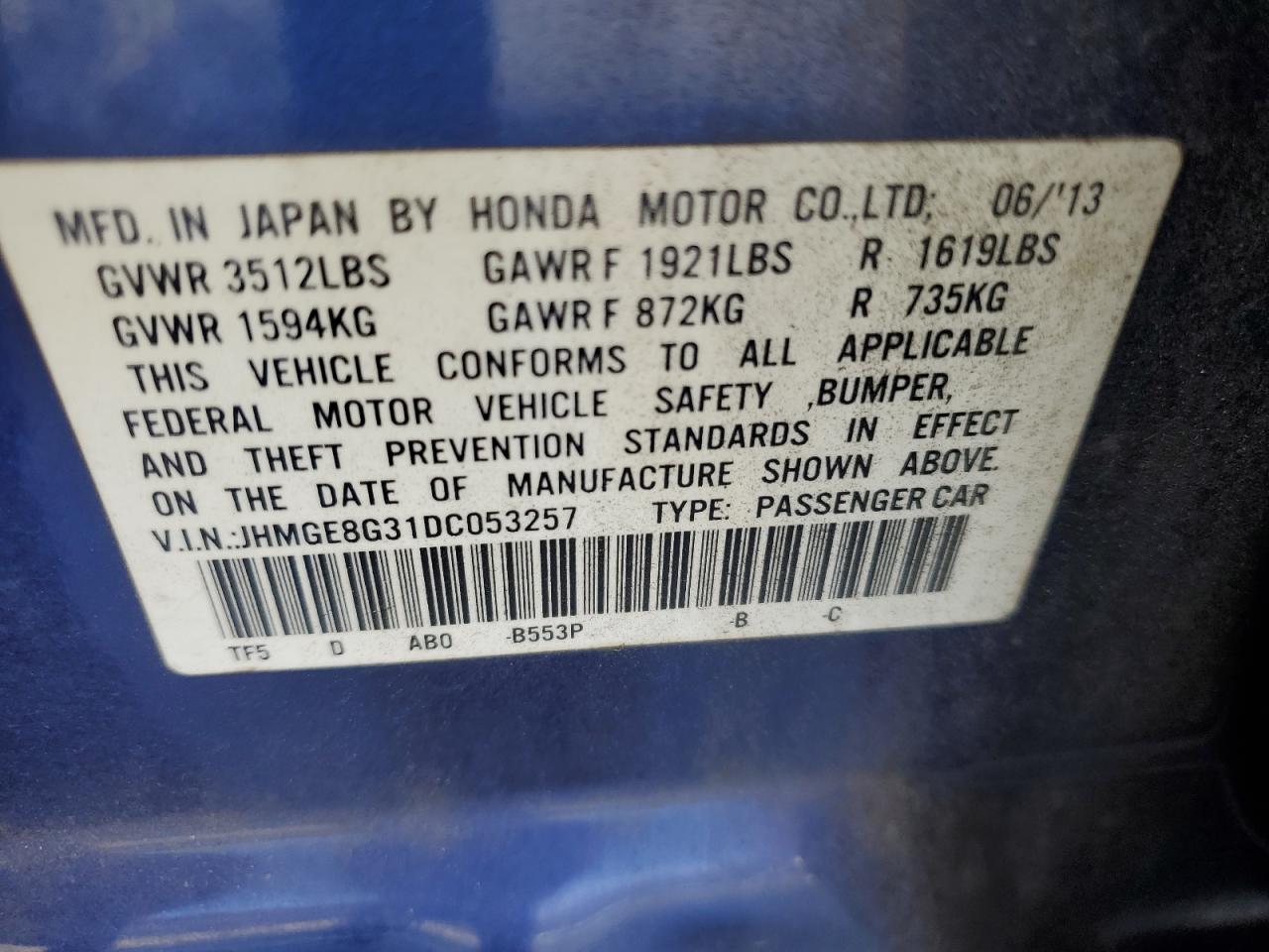 2013 Honda Fit - Image 13