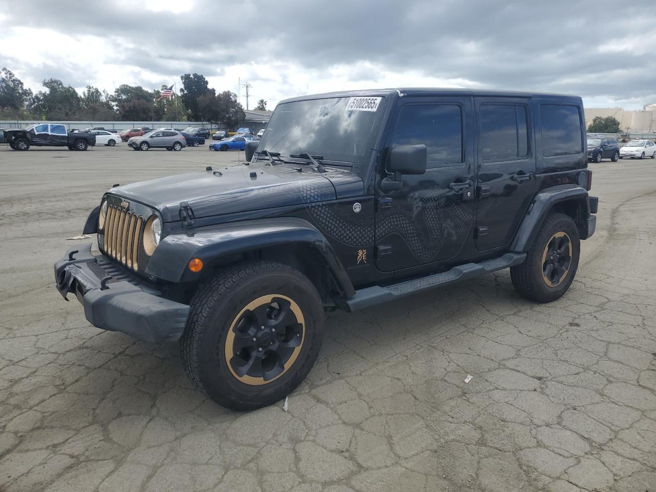 2014 Jeep Wrangler Unlimited Sahara за продажба в Martinez, CA - Vandalism