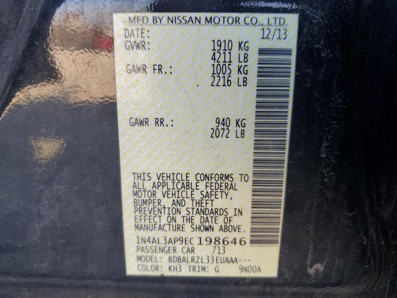 2014 Nissan Altima - Image 12