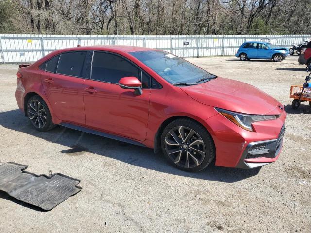  TOYOTA COROLLA 2021 Czerwony