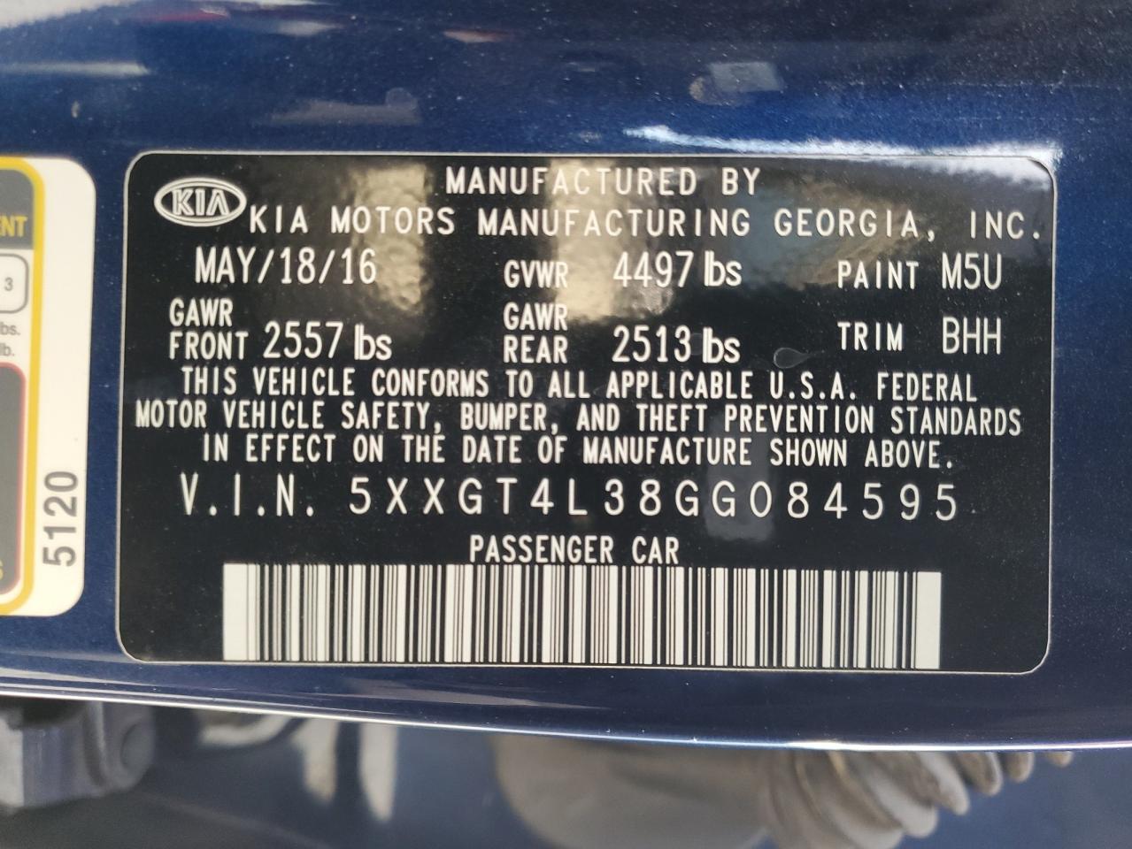 2016 Kia Optima - Image 12