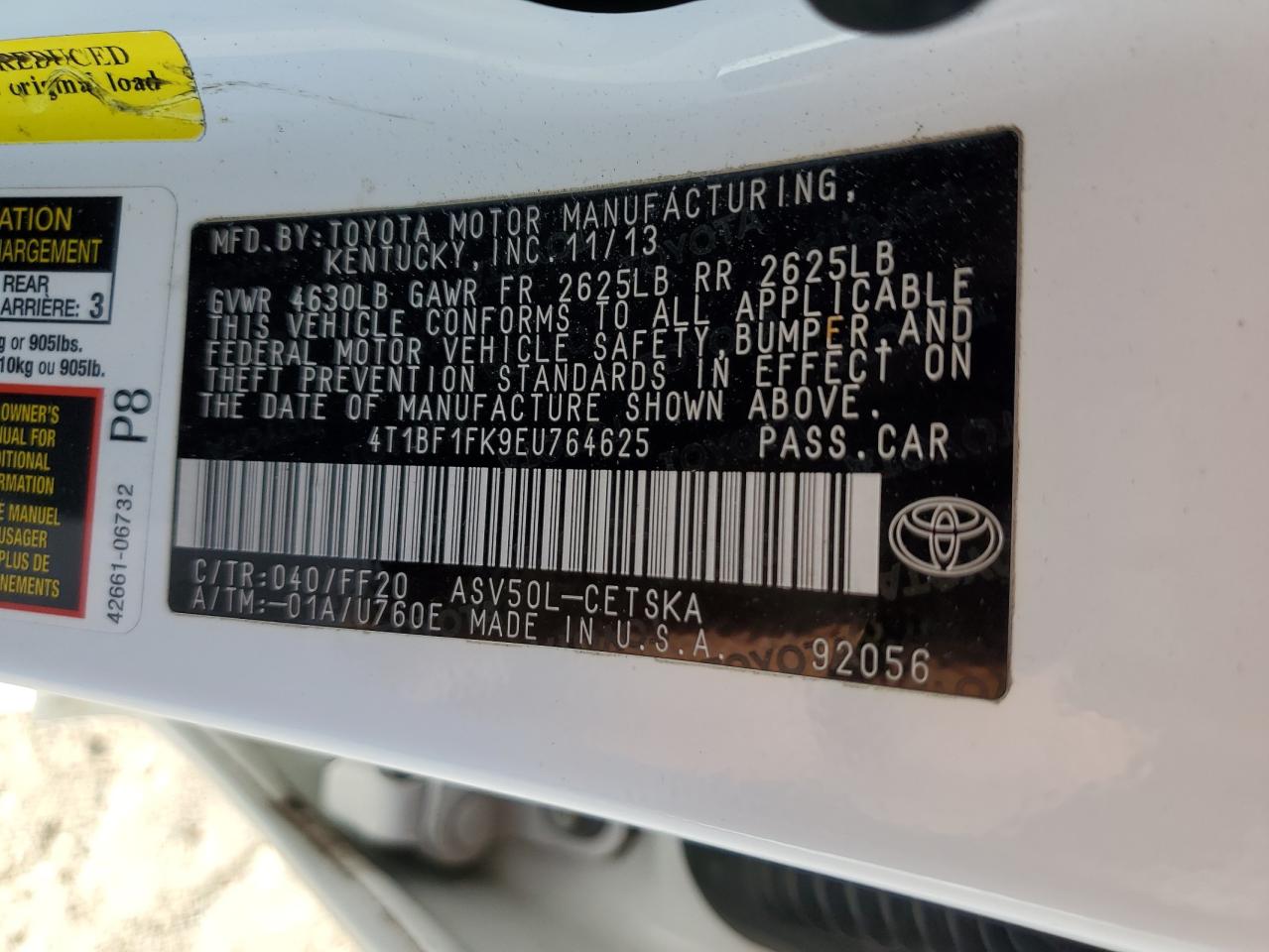 2014 Toyota Camry - Image 12