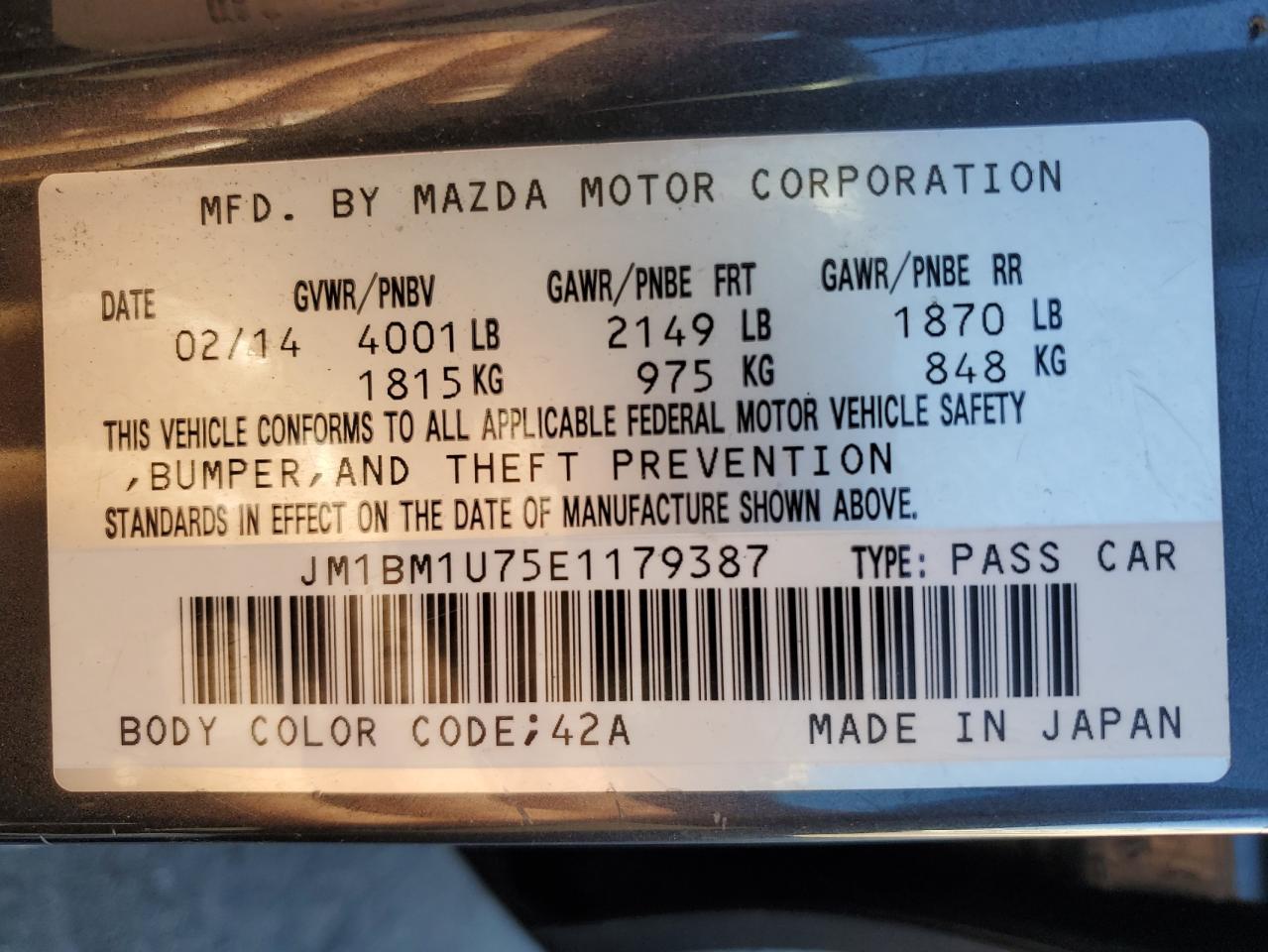 2014 Mazda 3 - Image 12
